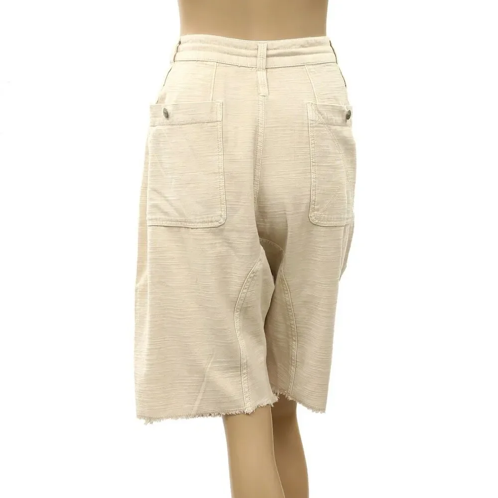 Free People We The Free Sage Harem Shorts Drop Crotch Cotton Casual M-10 288878